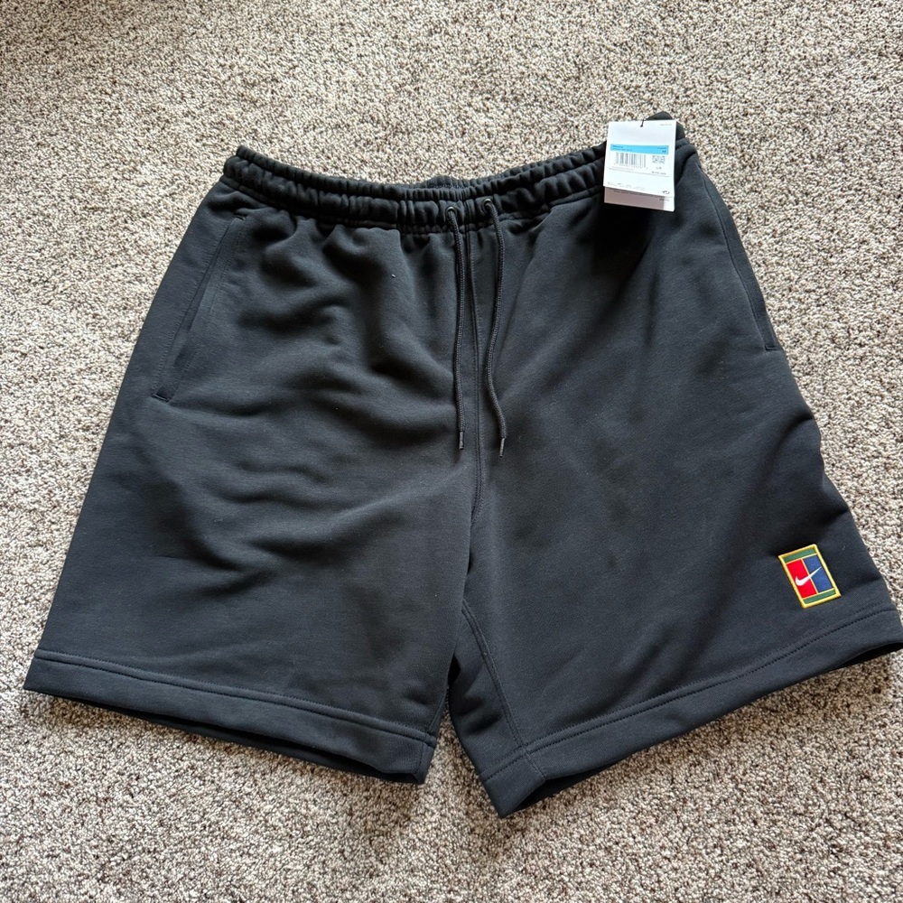 Nike night court heritage Fleece Shorts Knee Length Mens Dri Fit Hm6758-010